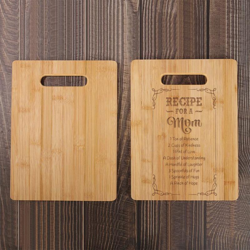 Engraved Bamboo Cutting Board for Mom