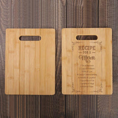Engraved Bamboo Cutting Board for Mom