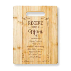 Engraved Bamboo Cutting Board for Mom