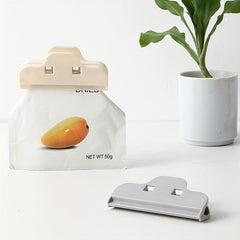 6pcs Food Bag Sealing Clip Large Snack Clip Food Plastic Bag Clip