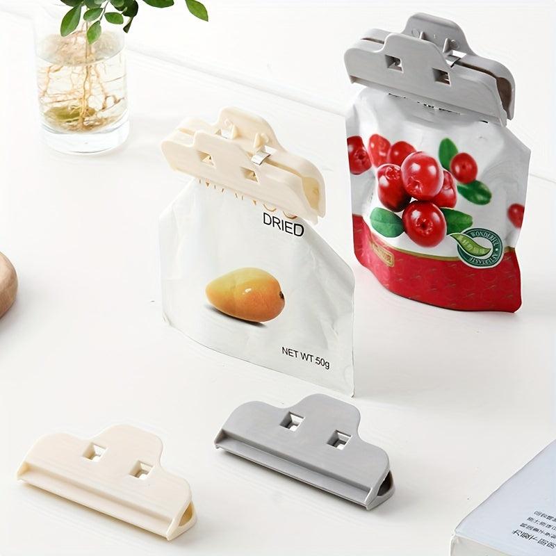 6pcs Food Bag Sealing Clip Large Snack Clip Food Plastic Bag Clip