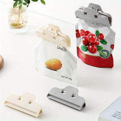6pcs Food Bag Sealing Clip Large Snack Clip Food Plastic Bag Clip