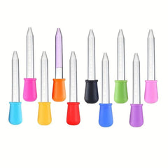 3pcs Silicone Straw Dropper 5ml for Children Anti-choke Feeding Medicine