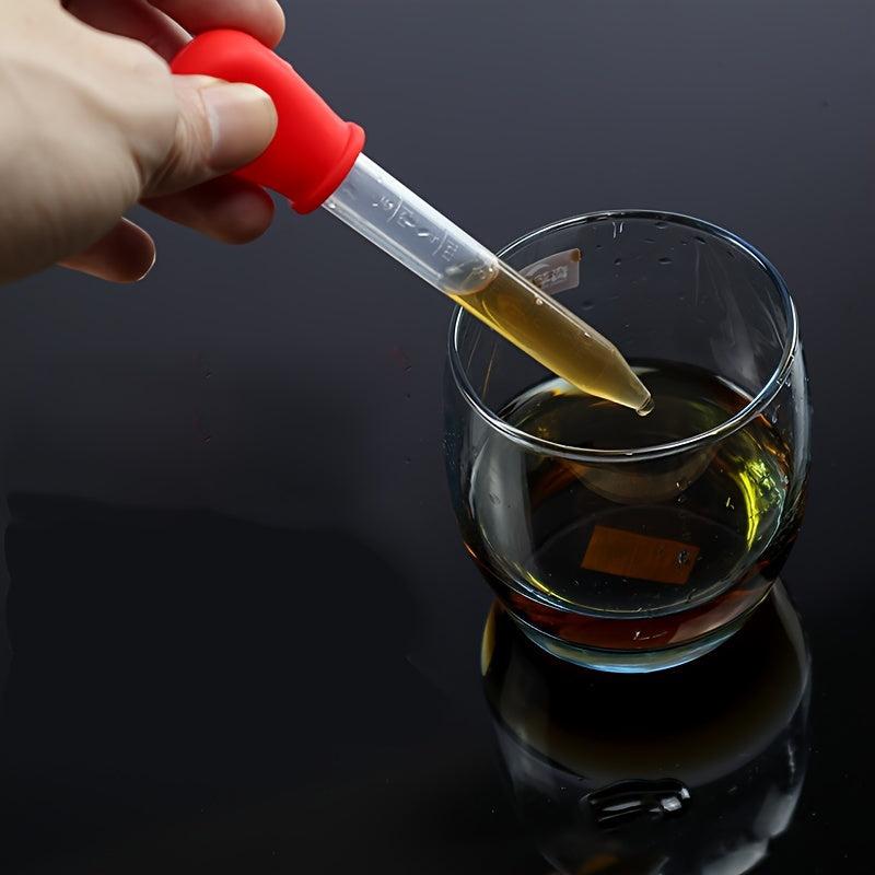 3pcs Silicone Straw Dropper 5ml for Children Anti-choke Feeding Medicine