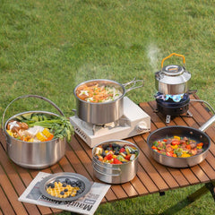 304 Stainless Steel Non Stick Frying Pan with Handle