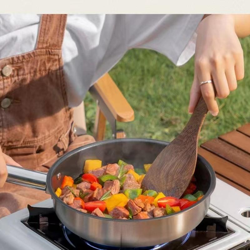 304 Stainless Steel Non Stick Frying Pan with Handle
