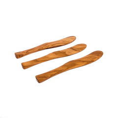 5pcs Butter Cheese Knives Wooden Spreaders Jam Sandwich Condiment Spatulas