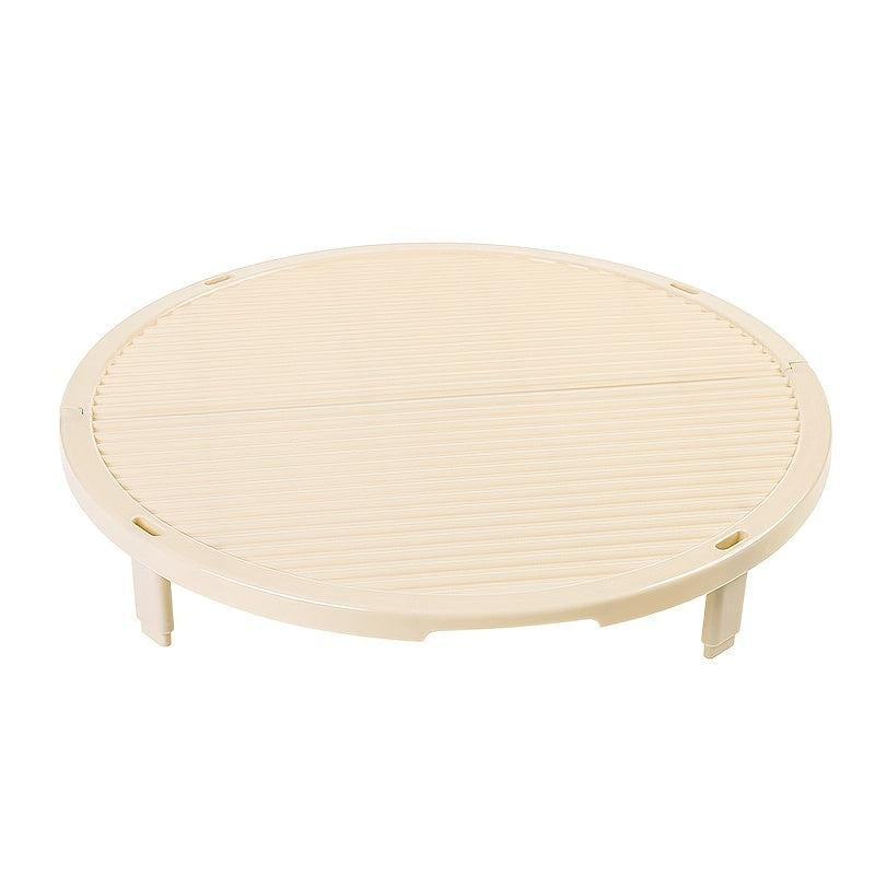 1pc Round Serving Tray Chinese Dumplings Mat Non Stick Sashimi Sushi Plates