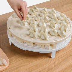 1pc Round Serving Tray Chinese Dumplings Mat Non Stick Sashimi Sushi Plates