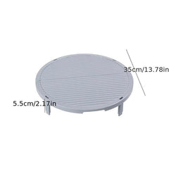 1pc Round Serving Tray Chinese Dumplings Mat Non Stick Sashimi Sushi Plates