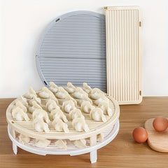 1pc Round Serving Tray Chinese Dumplings Mat Non Stick Sashimi Sushi Plates