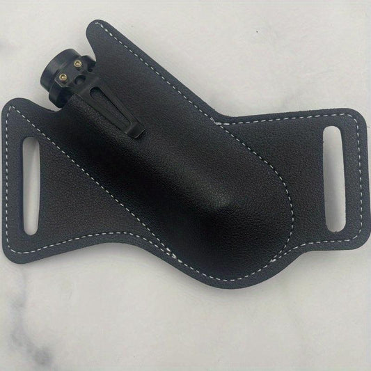 1pc Leather Sheaths Folding Protector Pocket Sheath Waist Hanging Sheath