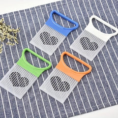 2pcs Onion Slicer Holder Stainless Steel Onion Slicer Cutter