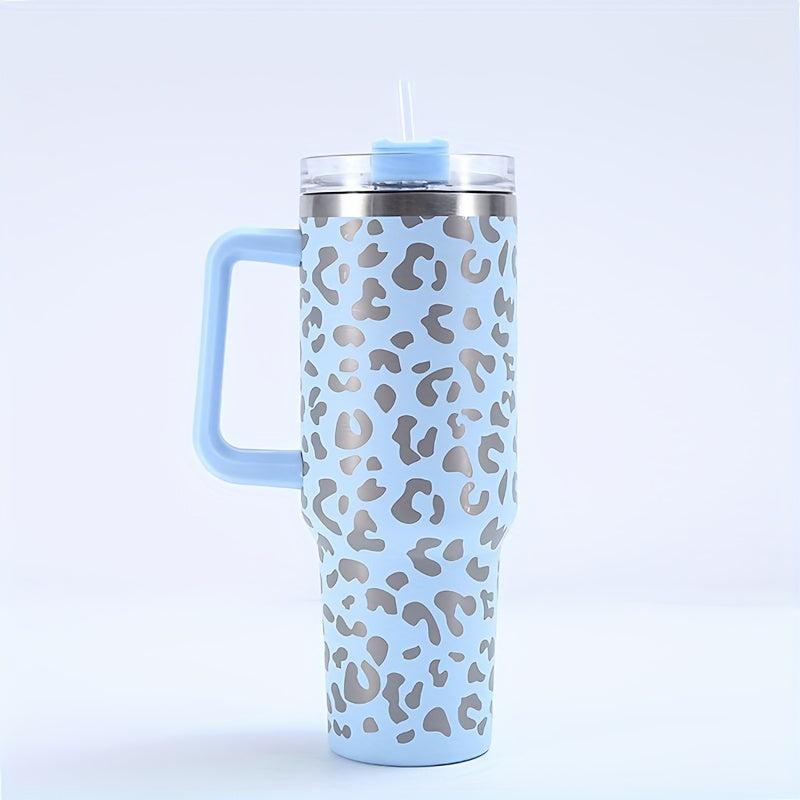 40oz Thermal Water Bottle w/ Straw - Outdoor Sport Bottle