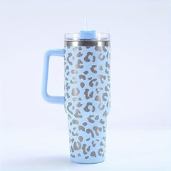 40oz Thermal Water Bottle w/ Straw - Outdoor Sport Bottle
