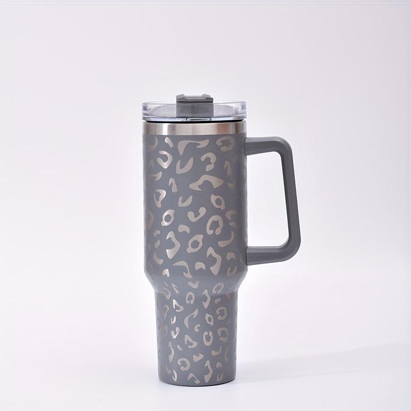 40oz Thermal Water Bottle w/ Straw - Outdoor Sport Bottle