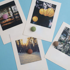 12pcs Morandi Matte Fridge Magnets for Whiteboard Decor