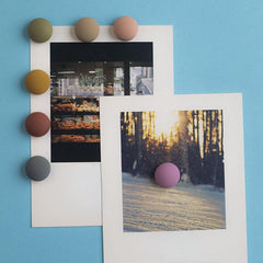 12pcs Morandi Matte Fridge Magnets for Whiteboard Decor