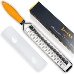 2pcs Lemon Zester Cheese Grater Stainless Steel Manual Ginger Shredder