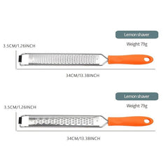 2pcs Lemon Zester Cheese Grater Stainless Steel Manual Ginger Shredder