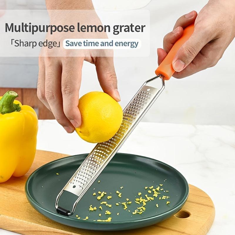 2pcs Lemon Zester Cheese Grater Stainless Steel Manual Ginger Shredder