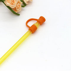 2pcs Silicone Straw Cover for Healthy Drinking