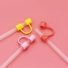 2pcs Silicone Straw Cover for Healthy Drinking