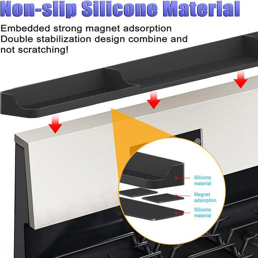 Magnetic Stove Shelf Over Stove Spice Rack Organizer
