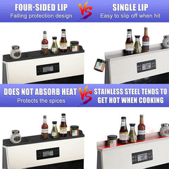 Magnetic Stove Shelf Over Stove Spice Rack Organizer