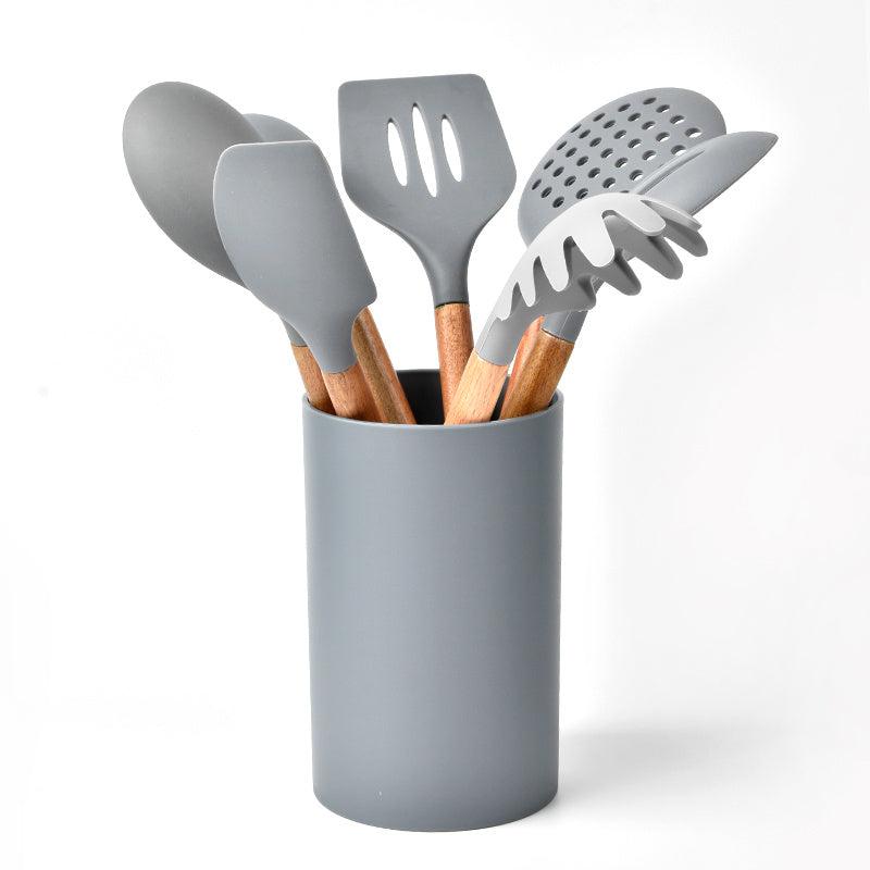 8pcs Silicone Utensil Set Heat Resistant Kitchen Utensil Set Safety