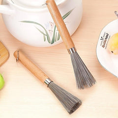 Hangable Stainless Steel Pot Brush - Household Stain Remover