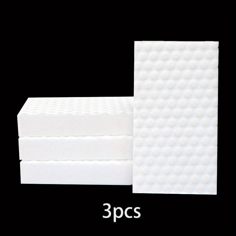 3pcs Magic Nano Cleaning Sponges Melamine Sponge Foam Pads