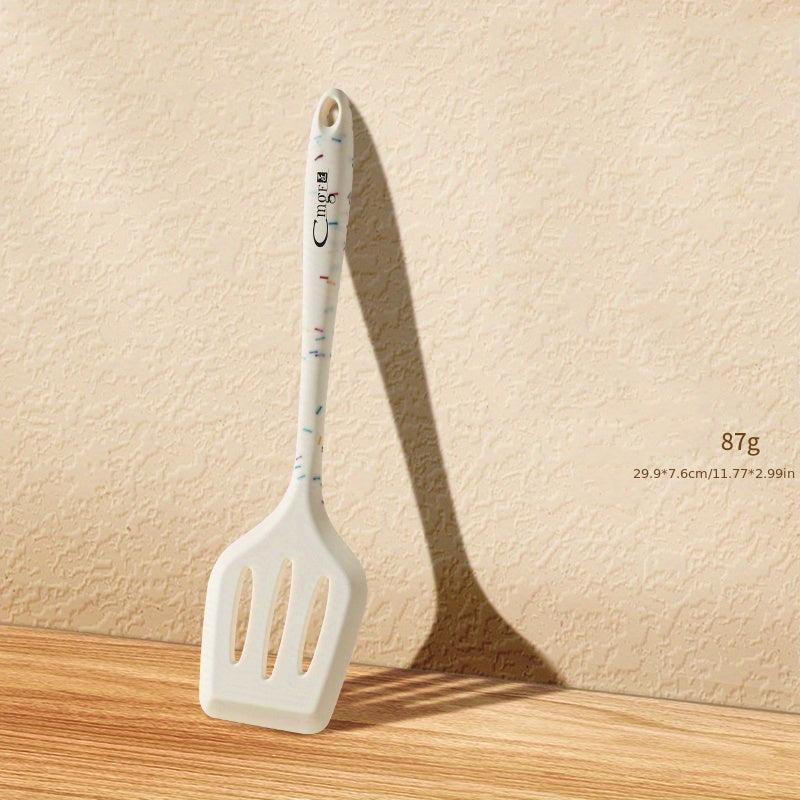 1pc Silicone Kitchen Utensils Non stick Cooking Spatula Frying Shovel Soup Spoon