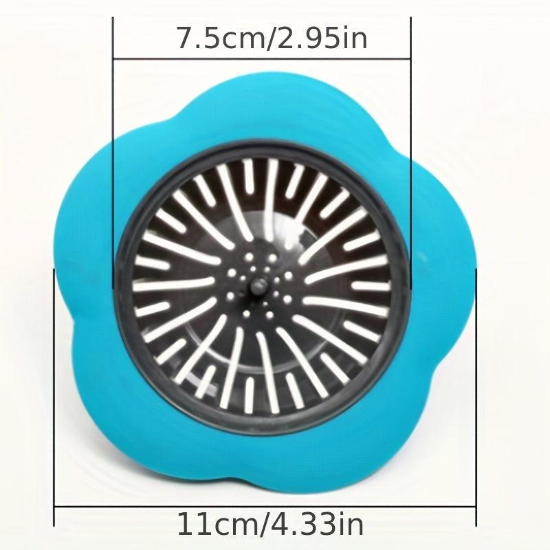 Flower Shaped Floor Drain Hair Trap for Kitchen and Bathroom