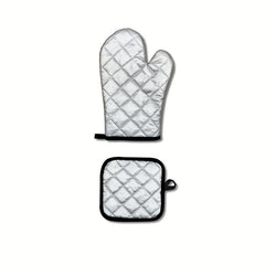 2pcs Cotton Oven Mitts Thermal Insulation Gloves Hot Oven Mitts For Microwave