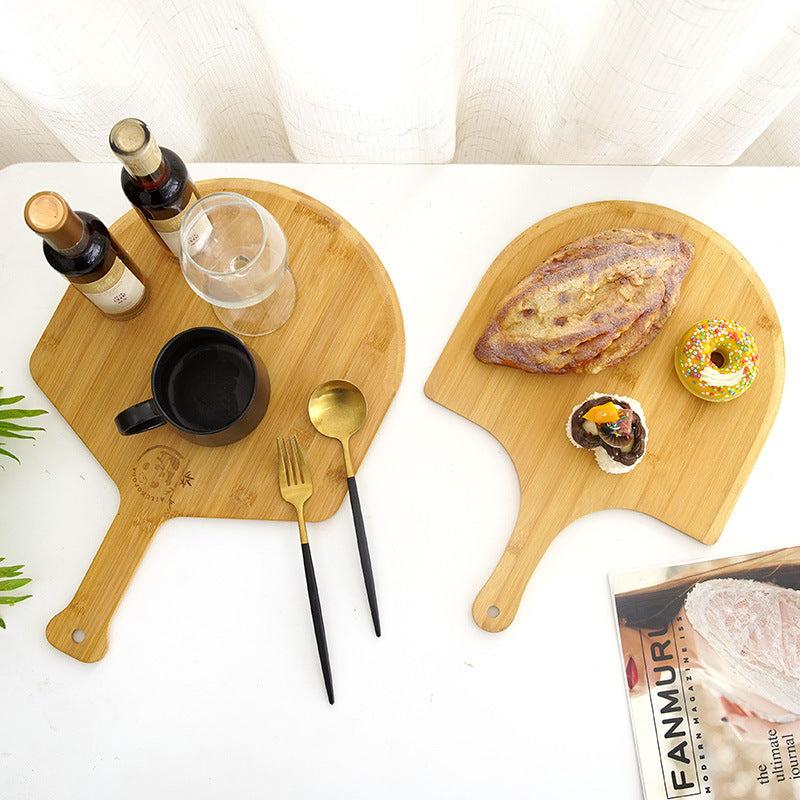 Wood Pizza Peel Paddle Cutting Board Cheese Board