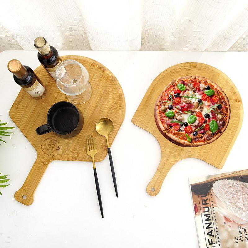 Wood Pizza Peel Paddle Cutting Board Cheese Board