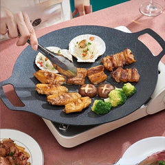 BBQ Pan Maifan Stone Grill Plate Non Stick Smokeless BBQ Steak Teppanyaki Plate