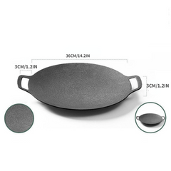 BBQ Pan Maifan Stone Grill Plate Non Stick Smokeless BBQ Steak Teppanyaki Plate