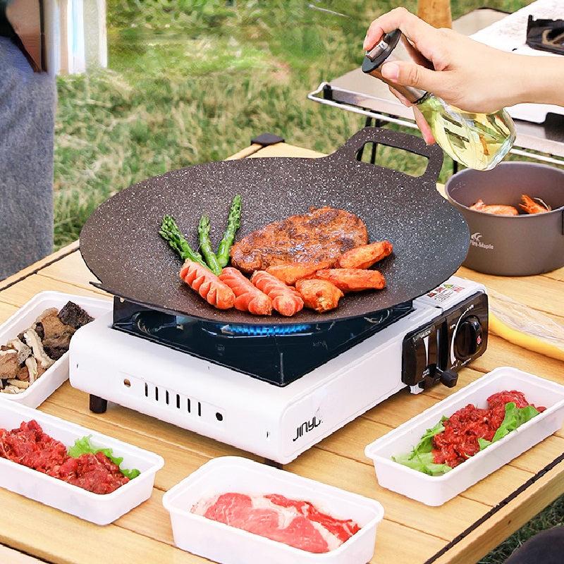 BBQ Pan Maifan Stone Grill Plate Non Stick Smokeless BBQ Steak Teppanyaki Plate