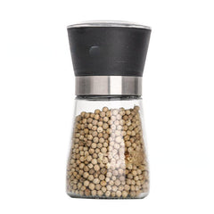 1pc Glass Spice Grinder Manual Pepper Mill Spice Crusher Sea Salt Ginder