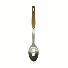 Rice Strainer Spoon Slotted Ladle Stainless Steel Wooden Handle Cooking Spoon