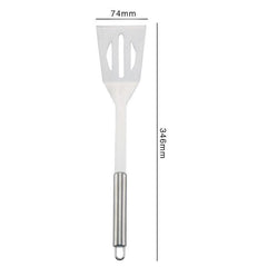 Stainless Steel BBQ Utensil Set - Tongs, Spatula, Brush, Shovel