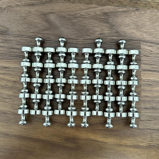 Neodymium Push Pin Magnets for Fridge Office Whiteboard - Pack of 50