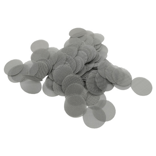 10 Pcs 20mm Smoke Pipe Screen Metal Filters Smoking Gauze Accessory