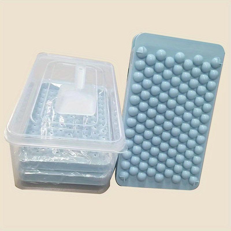Round Ice Tray Homemade Ice Cube Mold 104 Grids 3 Layers
