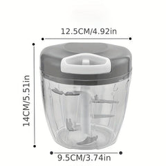 Multifunctional Vegetable Cutter & Garlic Masher Kitchen Tool