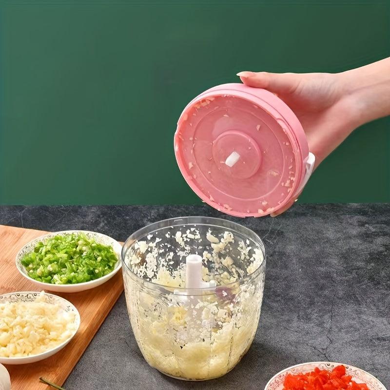 Multifunctional Vegetable Cutter & Garlic Masher Kitchen Tool