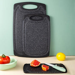 3pcs Plastic Cutting Boards Butcher Block Safety Cheese Board Washable