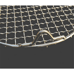 304 Stainless Steel Round BBQ Net Barbecue Grill Mesh Cooling Rack Camping